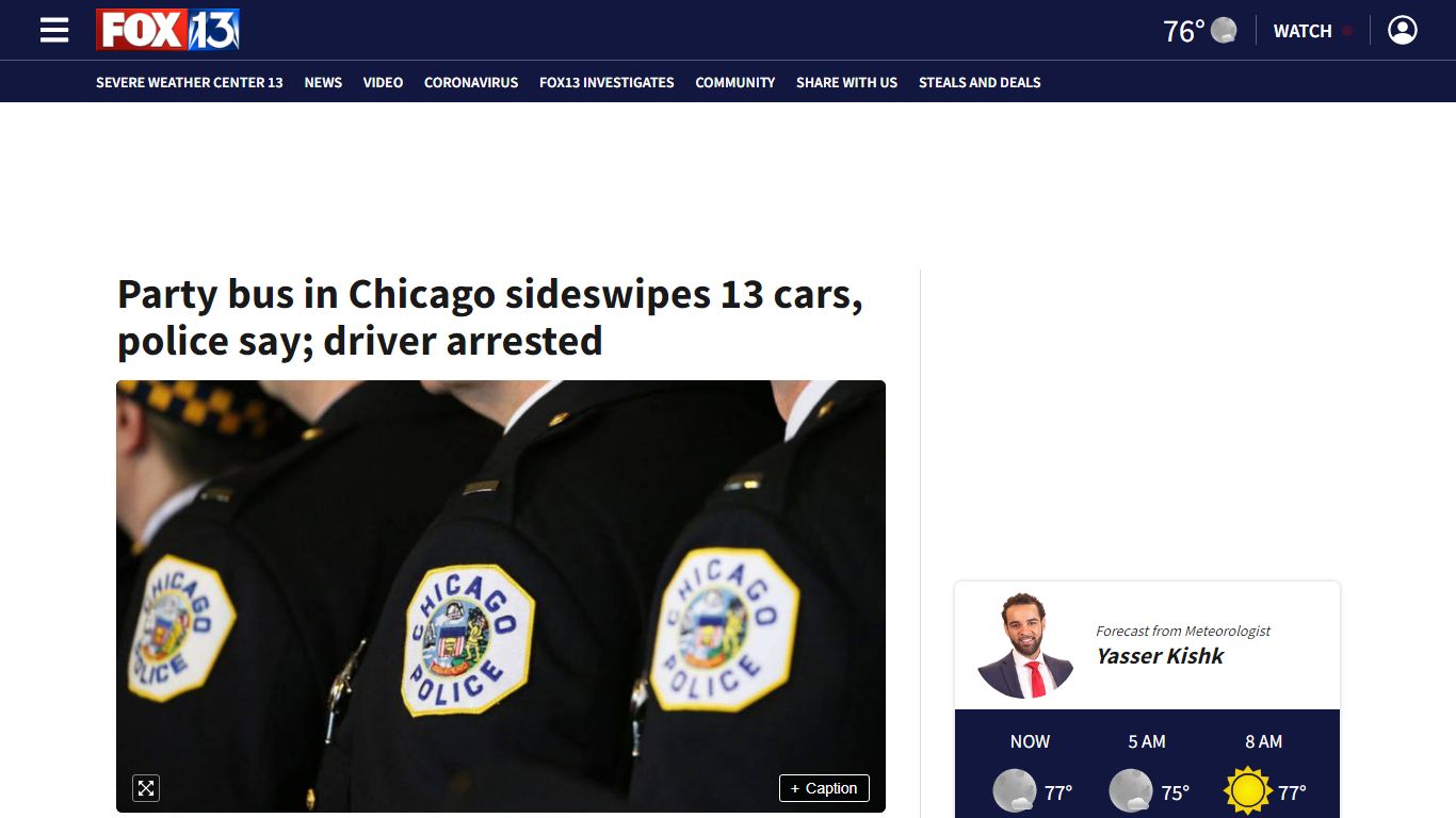 Party bus in Chicago sideswipes 13 cars, police say; driver arrested ...